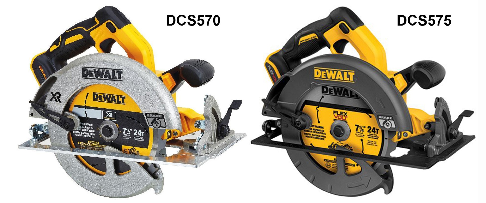 DeWalt DCS570 vs DCS575